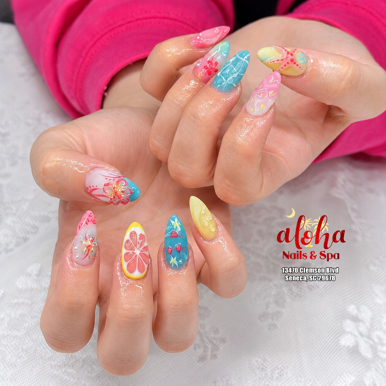 Aloha Nails and Spa Clemson, Seneca, SC 29678